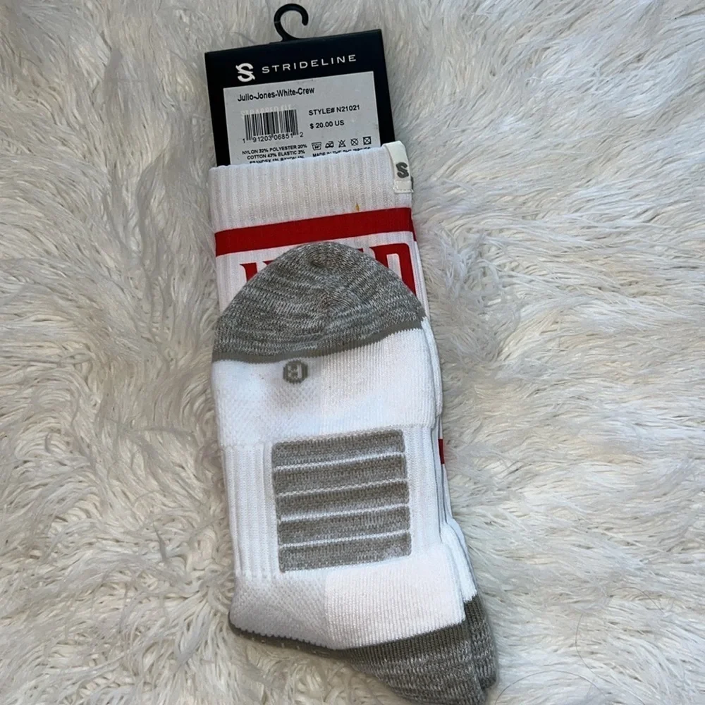 NEW Strideline Julio-Jones Crew Socks 1 Pair